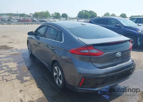 2017 Hyundai Ioniq Hybrid Sel из США, поврежденный, VIN KMHC75LC7HU033346